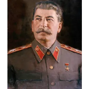 Ио́сиф Виссарио́нович Ста́лин (настоящая фамилия — Джугашви́ли)