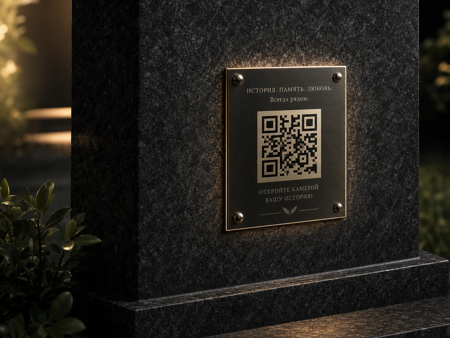Установка мемориала с QR-кодом